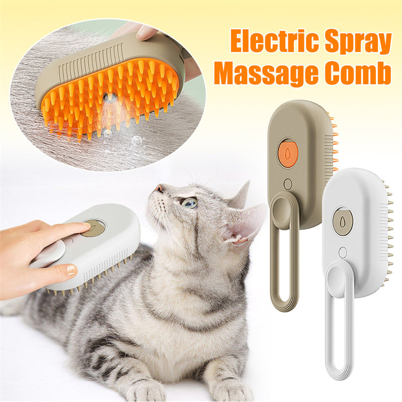 3-in-1 Pet Steam Brush for Cats & Dogs | Zyorabrands