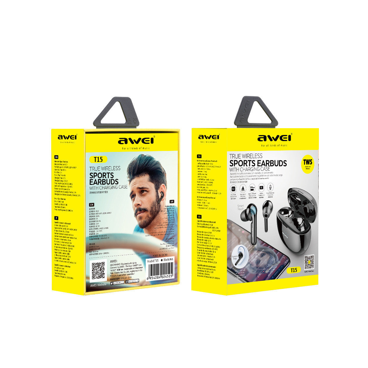 Wireless waterproof touch in-ear