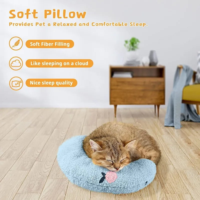 The Zyorabrands™ Calming U-Shaped Pet Pillow