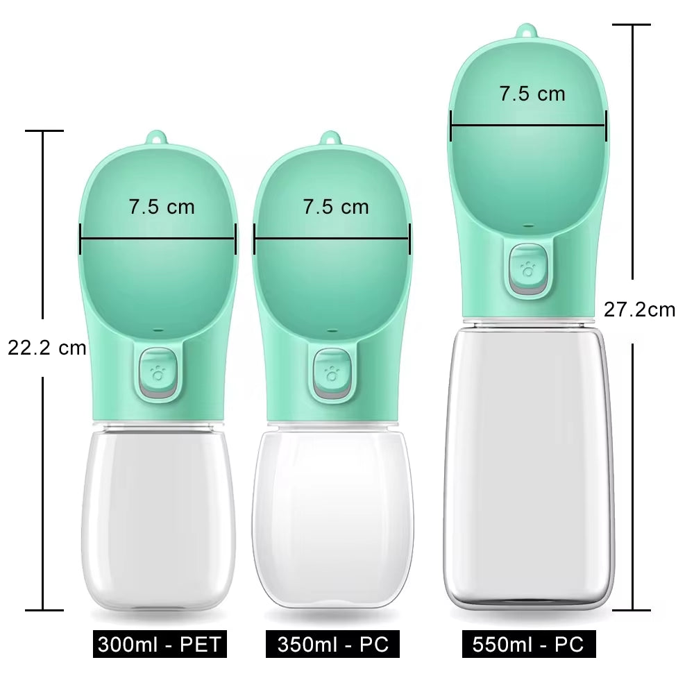 Travel-Friendly Dog Water Bottle - Leakproof Design for Small & Large Dogs, Cats & Outdoor Adventures