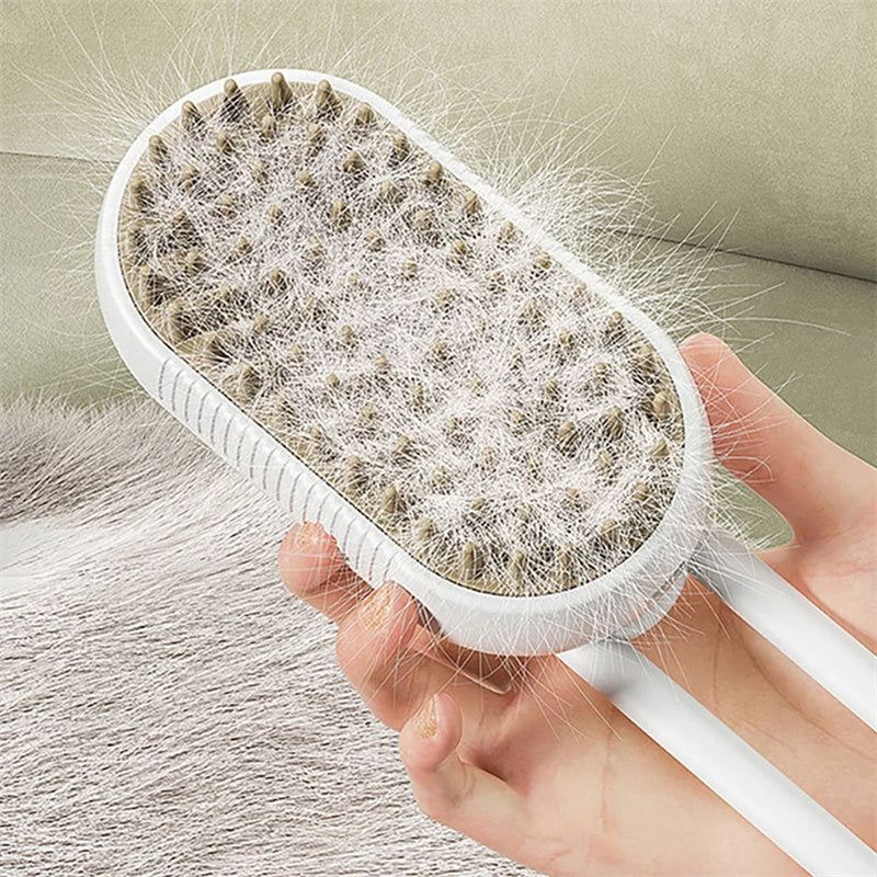 3-in-1 Pet Steam Brush for Cats & Dogs | Zyorabrands